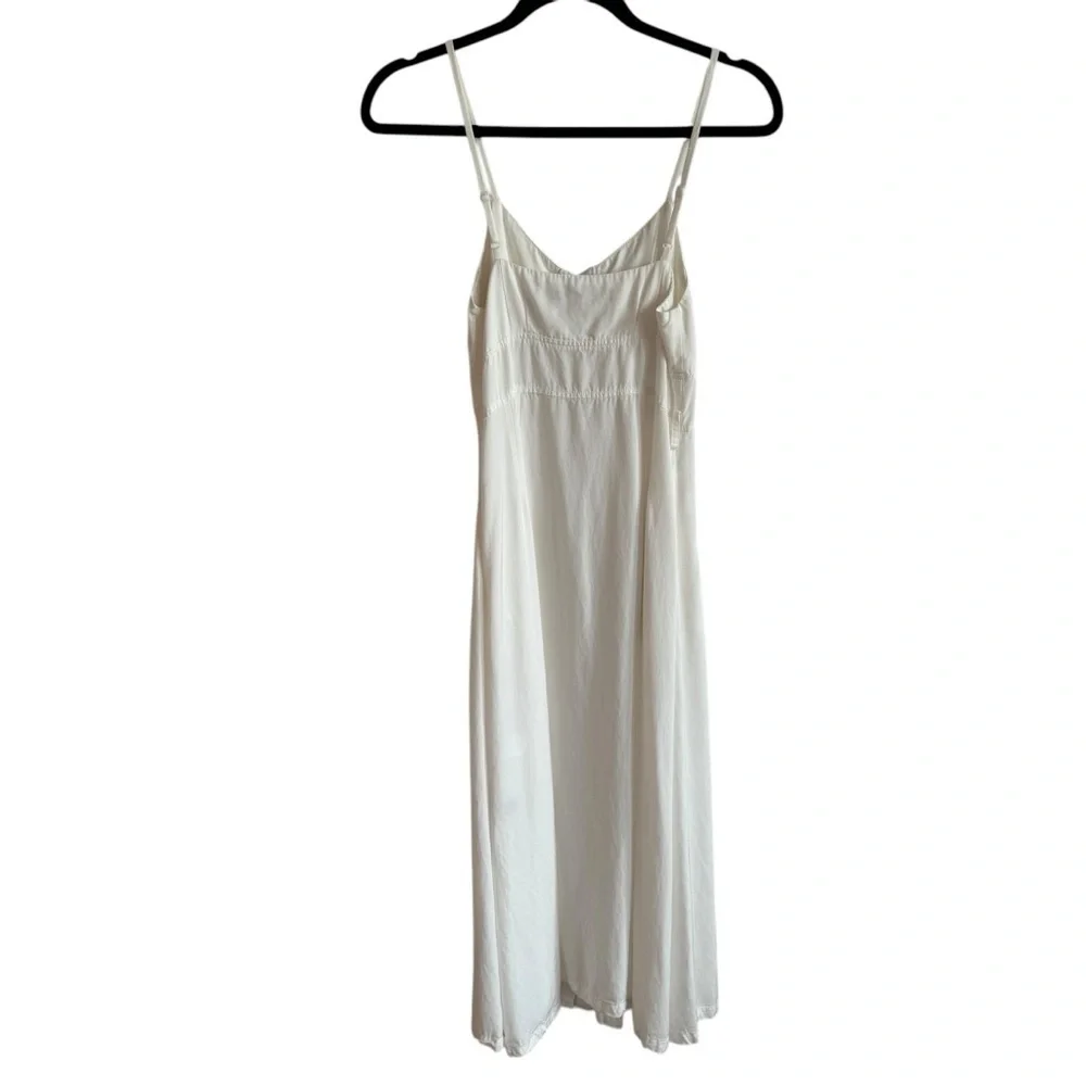 Karen Millen White Button Down Midi Tank Dress, Size 2 - Picture 5 of 7